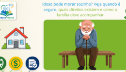 Idoso pode morar sozinho