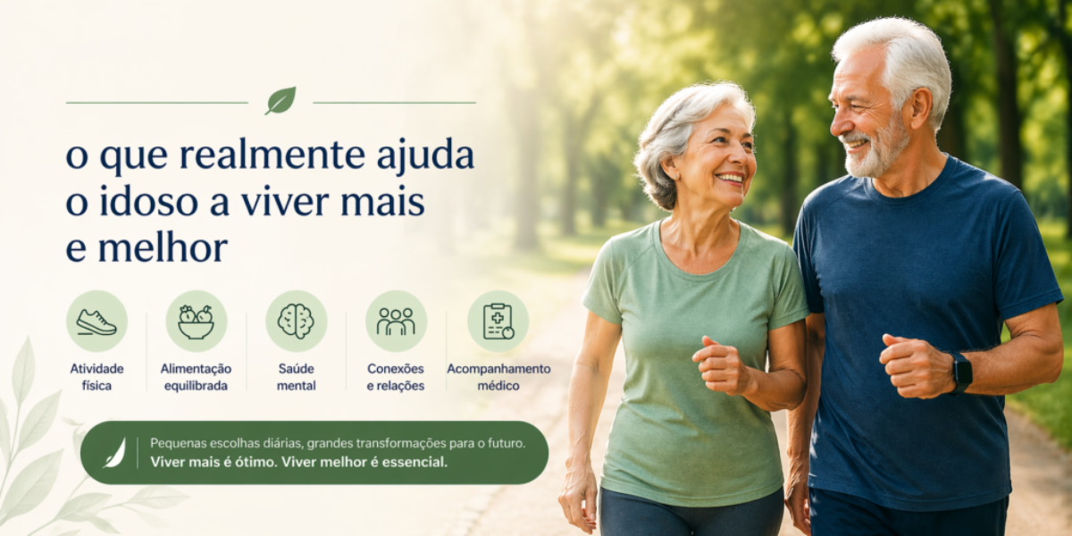 Longevidade saudável o que realmente ajuda
