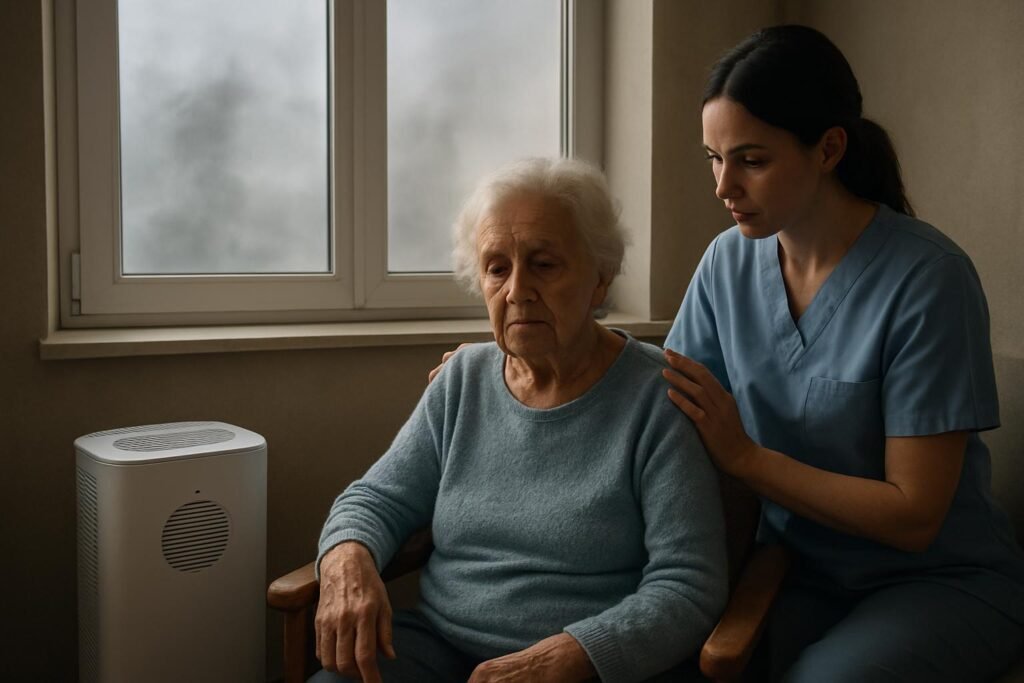 Fumaça de queimadas e idosos: proteger a saúde respiratória